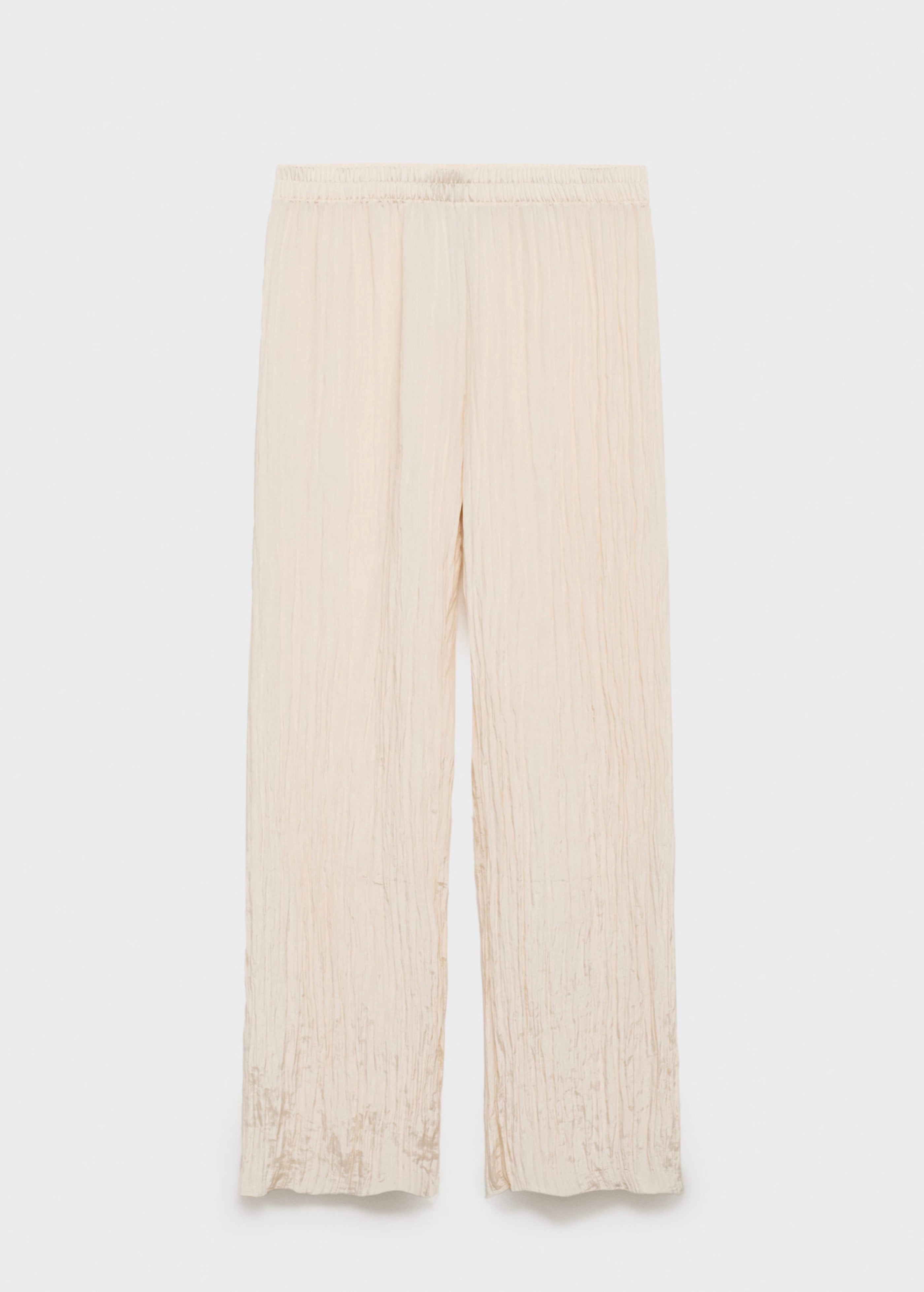 Pantalon Droit Plissé - Vanilla