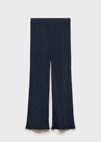 Pantalon Droit Plissé - Blue