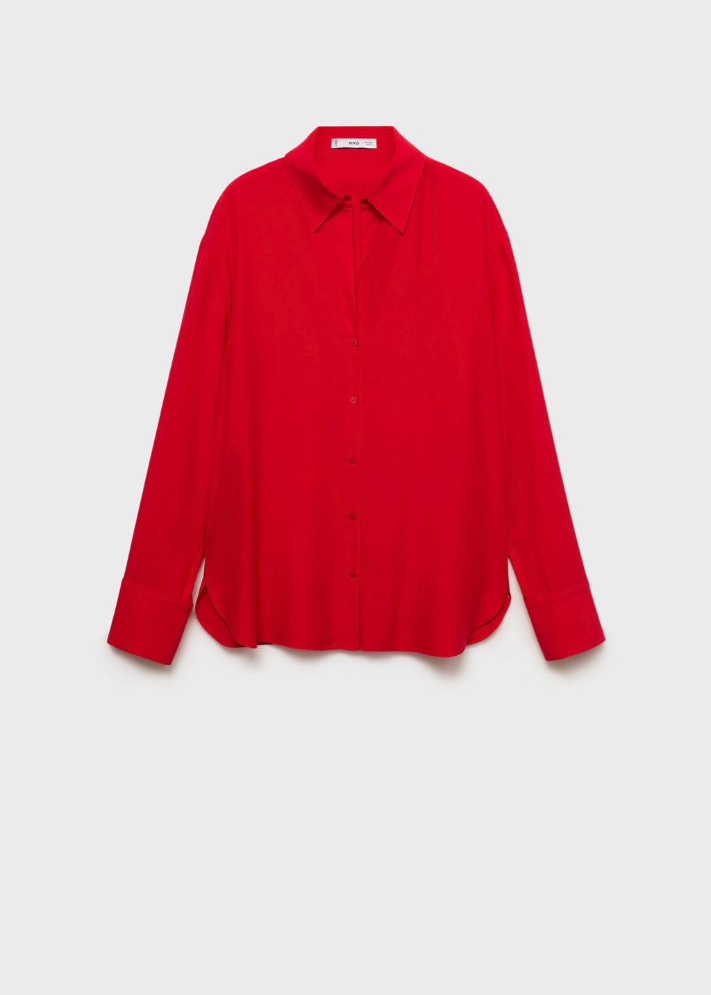 Fluid Lyocell Shirt - Red