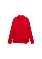 Fluid Lyocell Shirt - Red