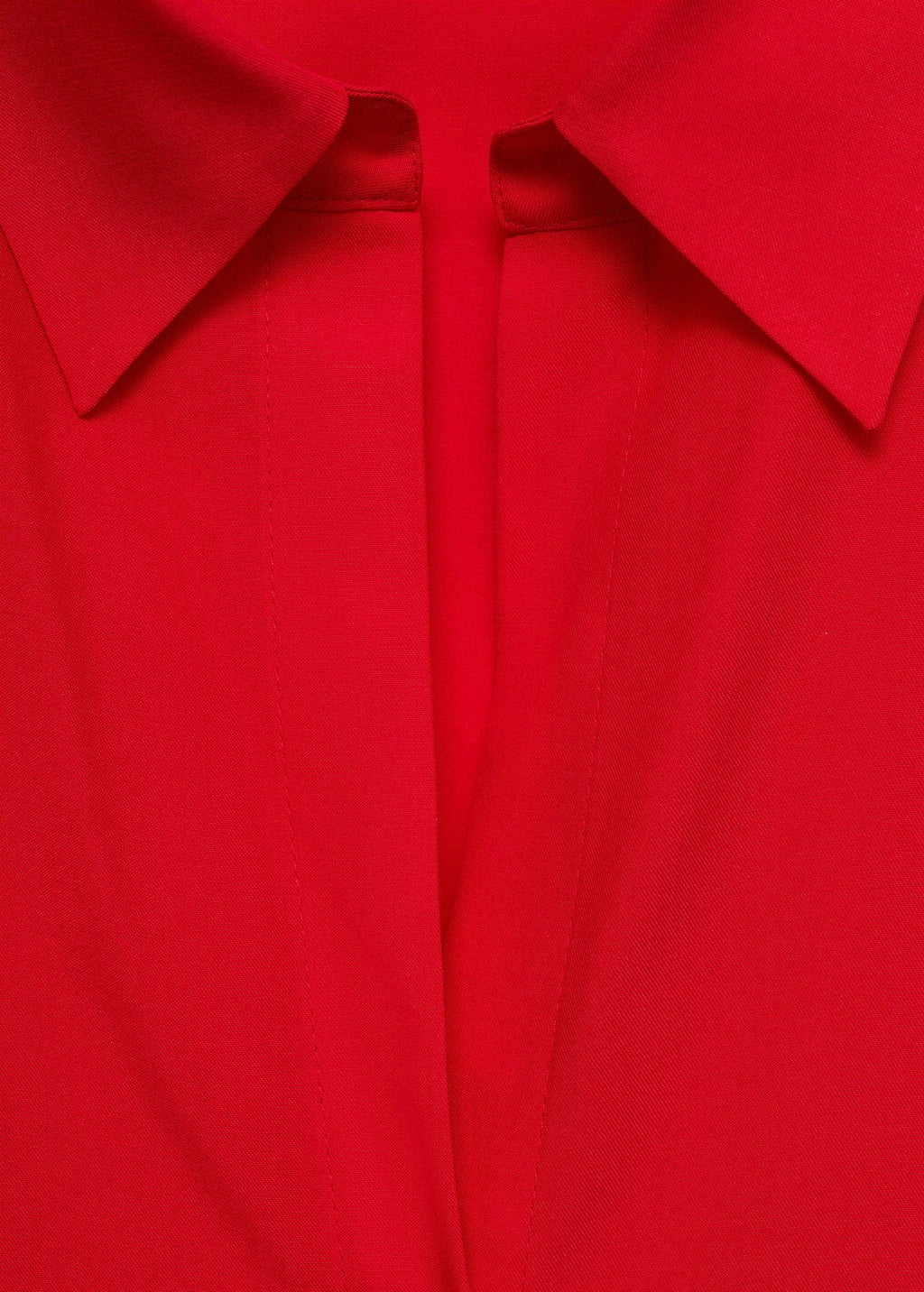 Fluid Lyocell Shirt - Red