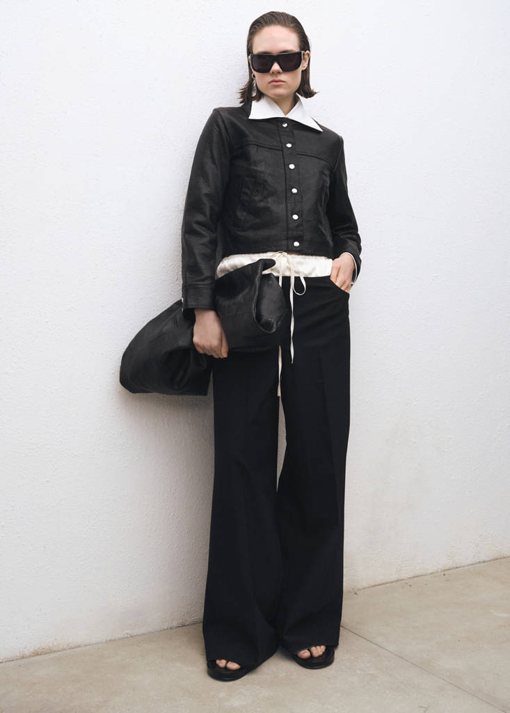 Veste Cuir Revers