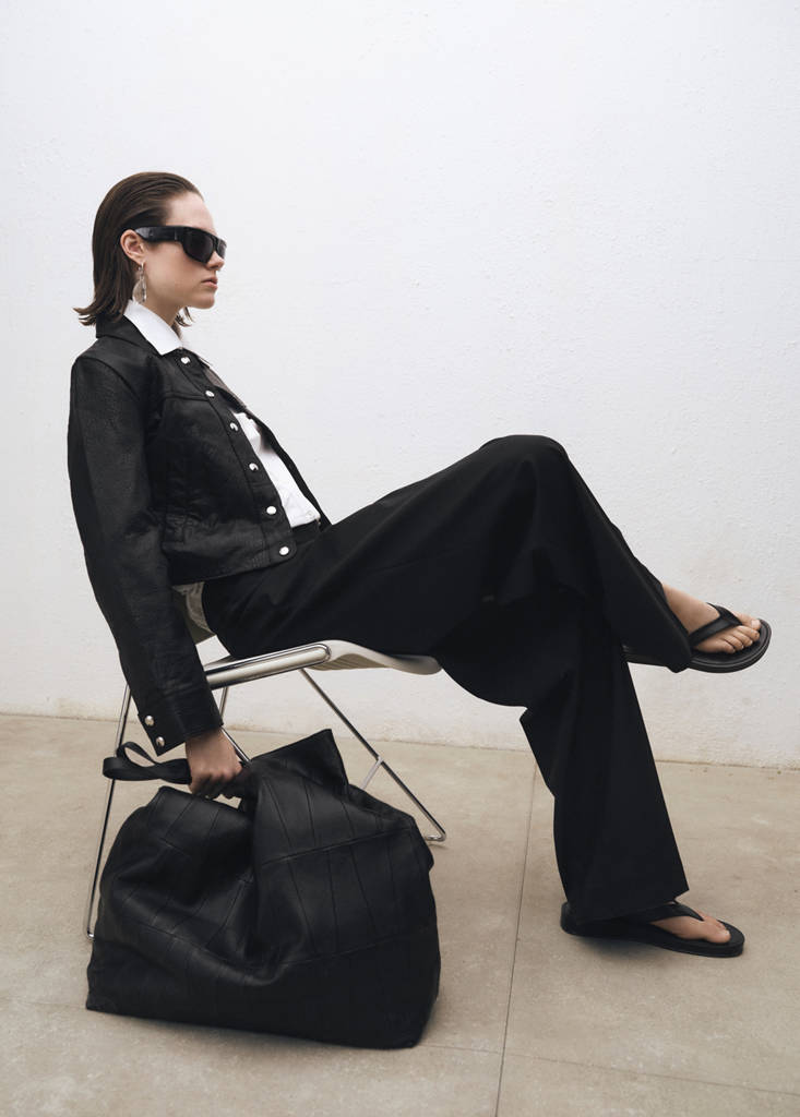 Veste Cuir Revers