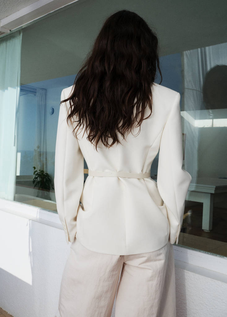 Blazer Structure Ceinture