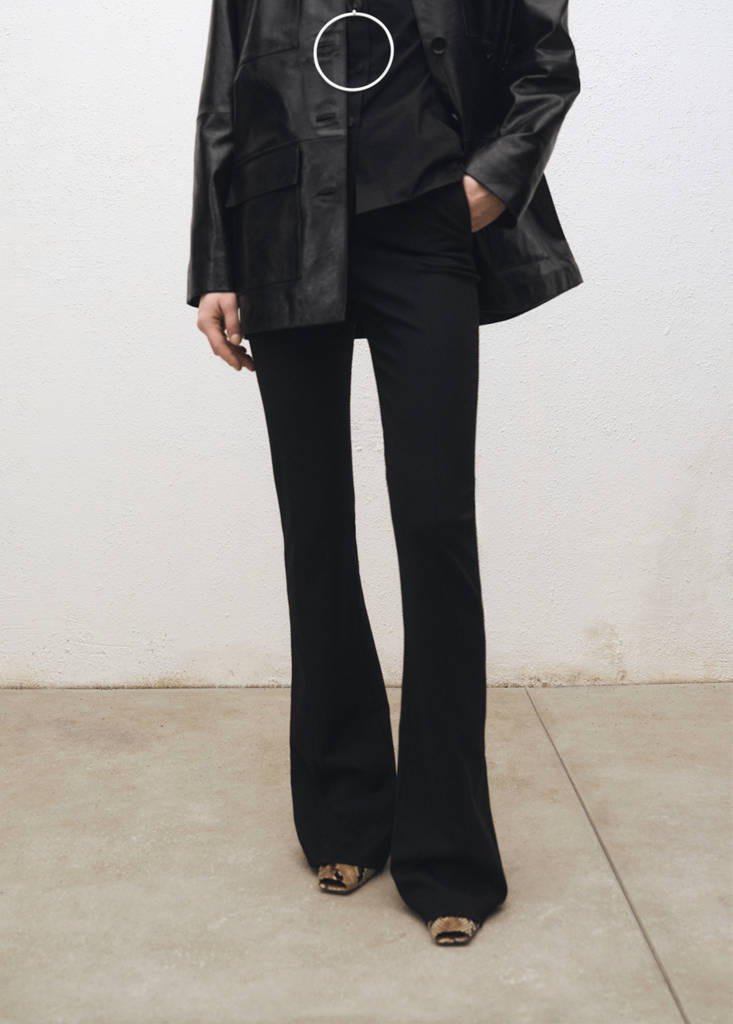 Pantalon Costume Flare Ouvertures