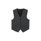 Suit Vest with Adjustable Belt - Grey