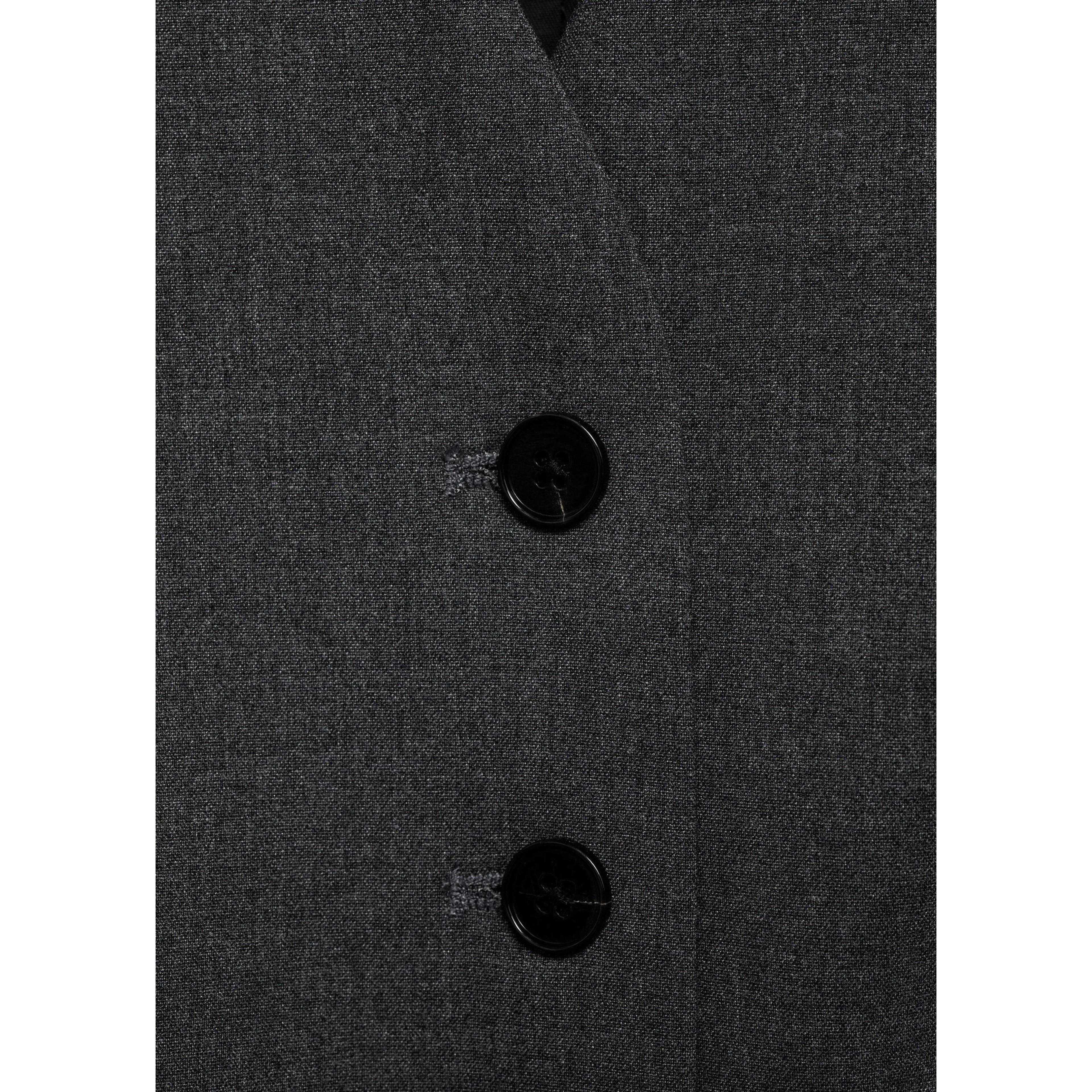 Suit Vest with Adjustable Belt - Grey