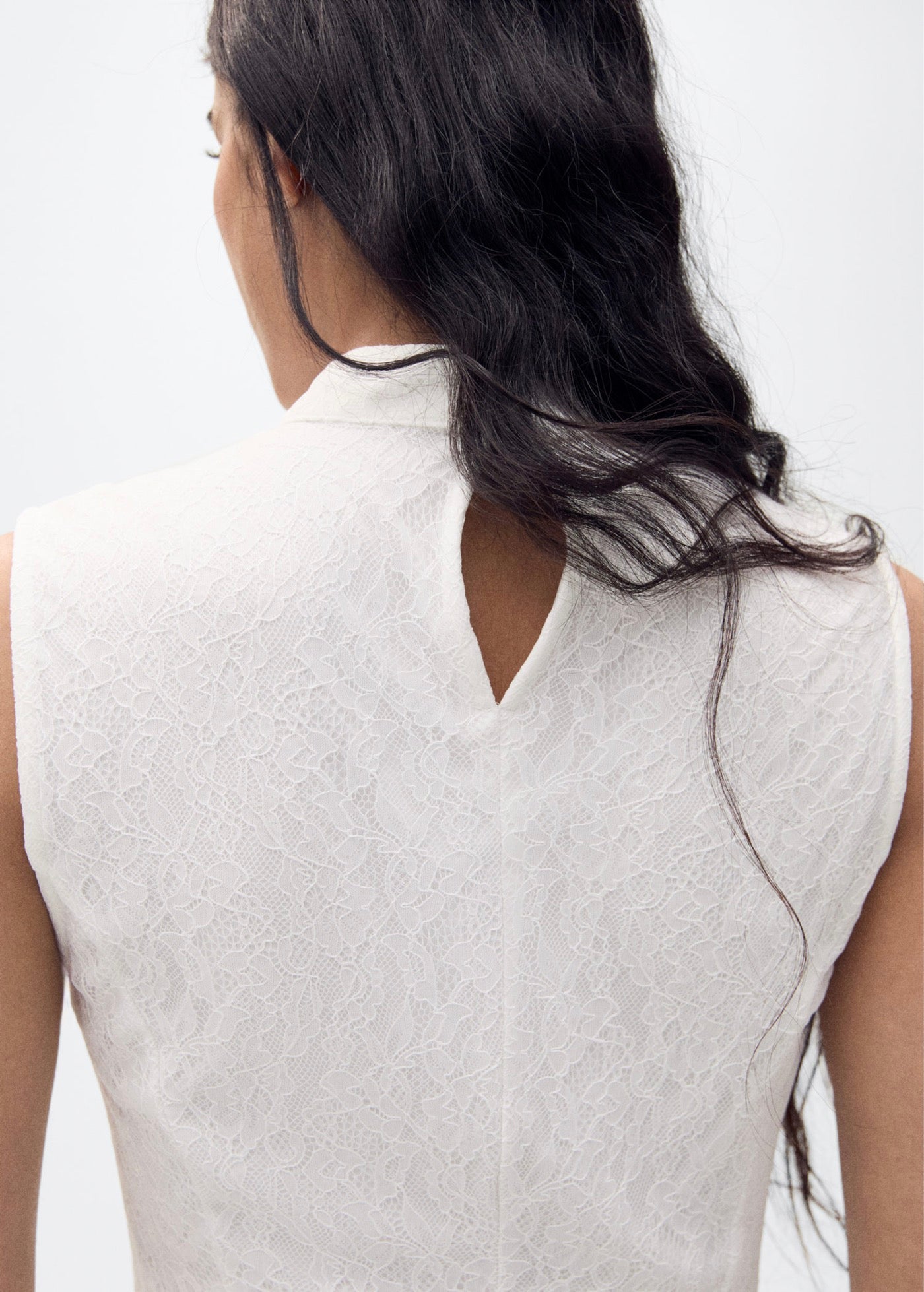 Robe Dentelle À Pinces