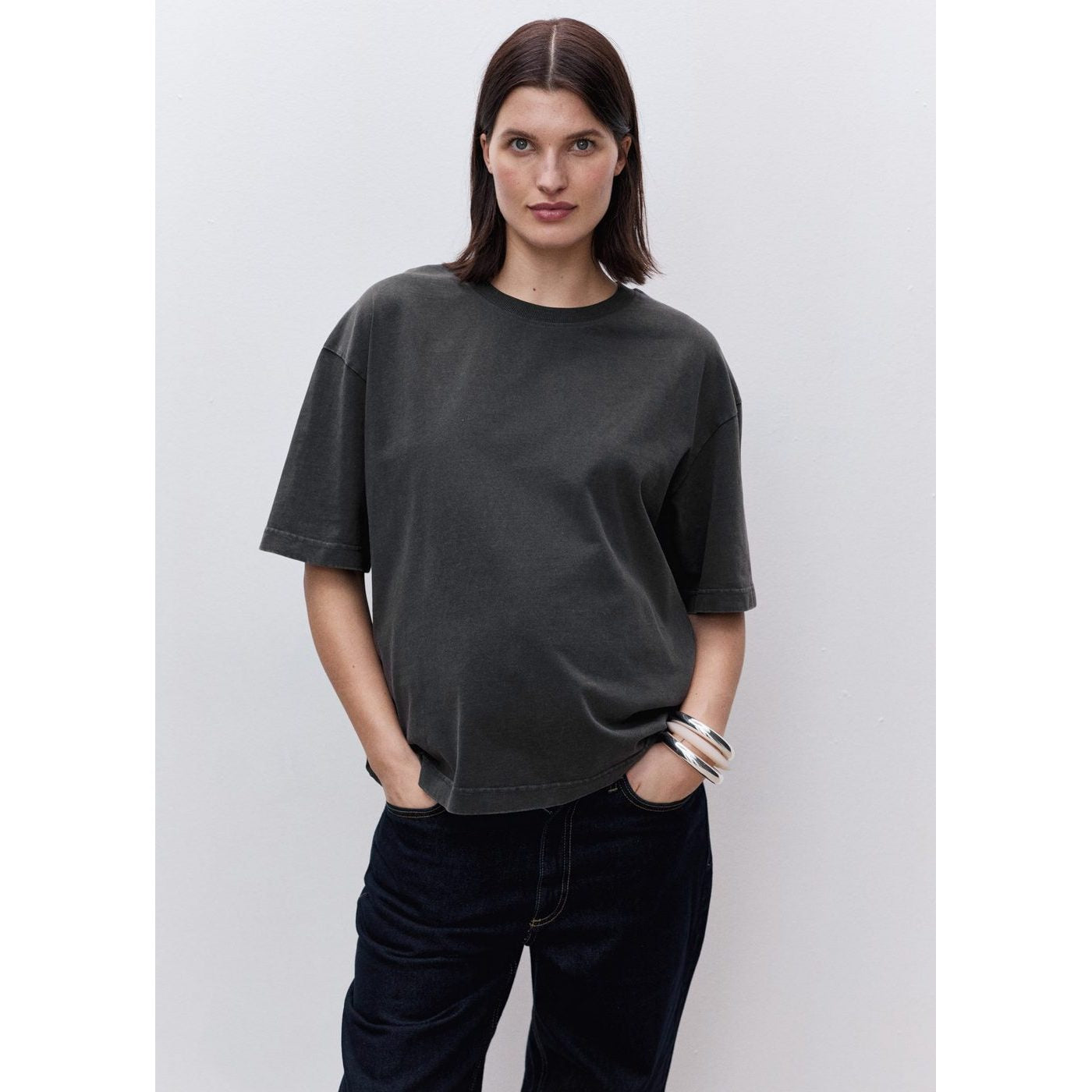 T-Shirt Sitam - Gris Anthracite