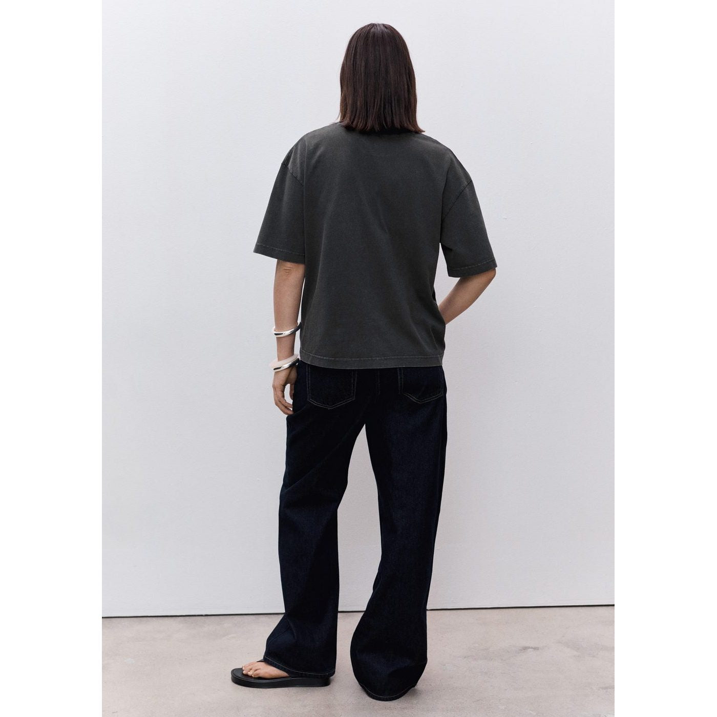 T-Shirt Sitam - Gris Anthracite