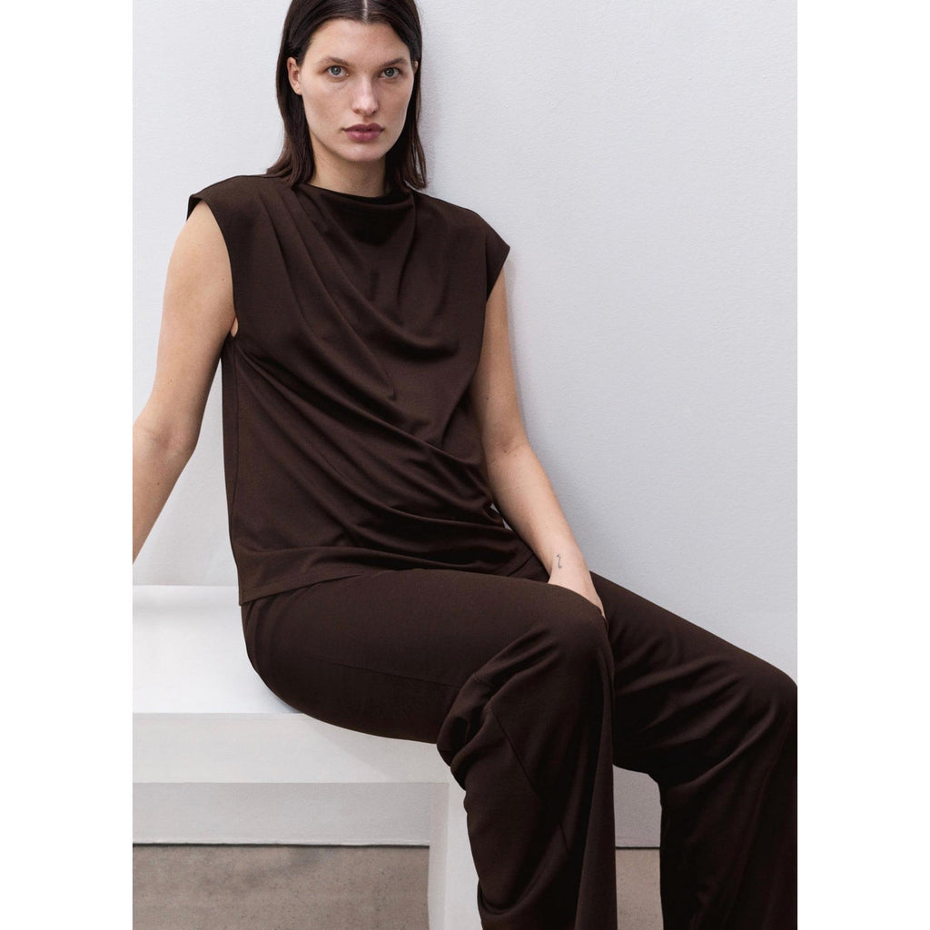 Prémaman Wide Leg Pants - Chocolate