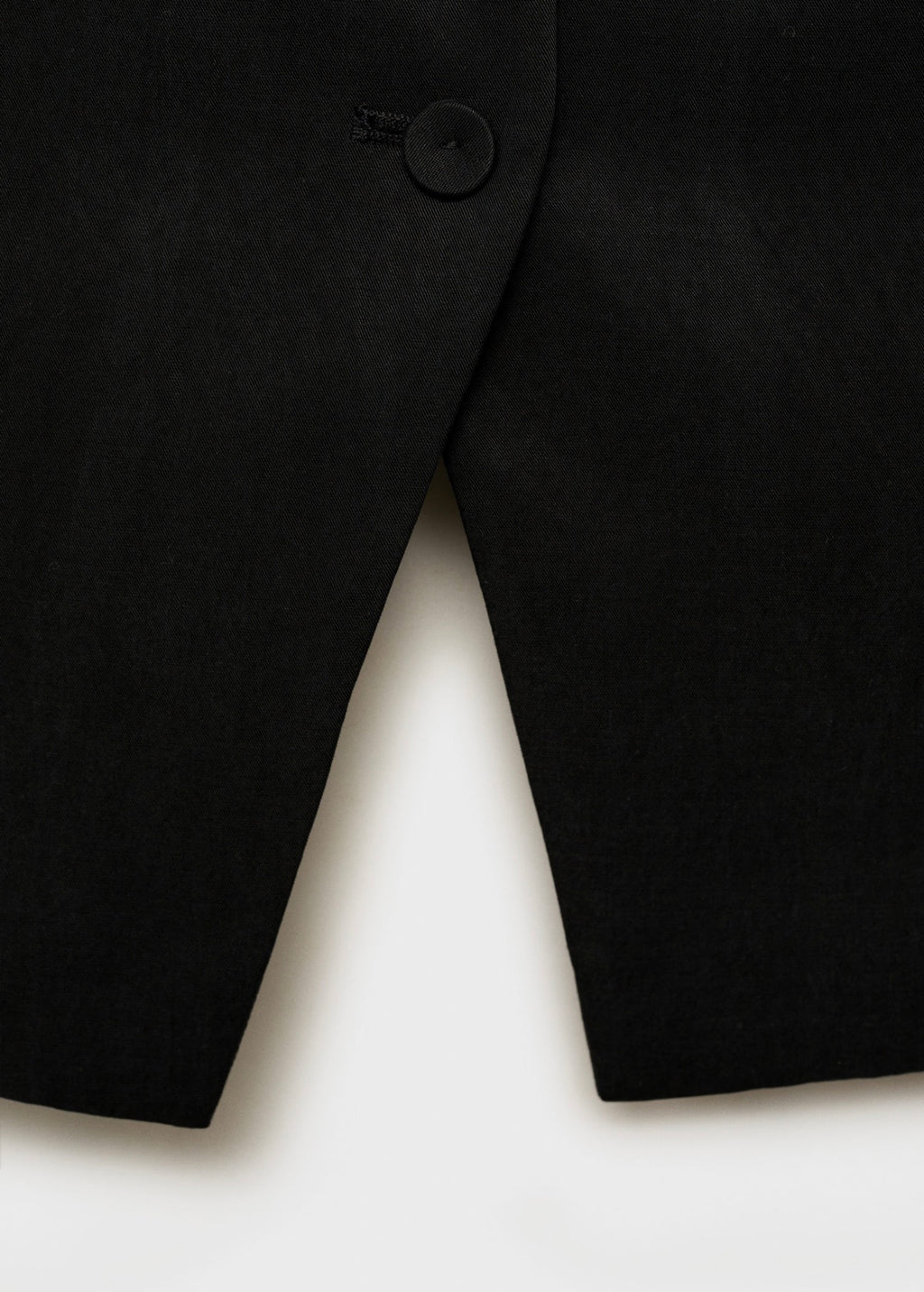 Gilet De Costume Droit En Lyocell