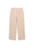 Pantalon Coton Droit Taille Moyenne - Ecru