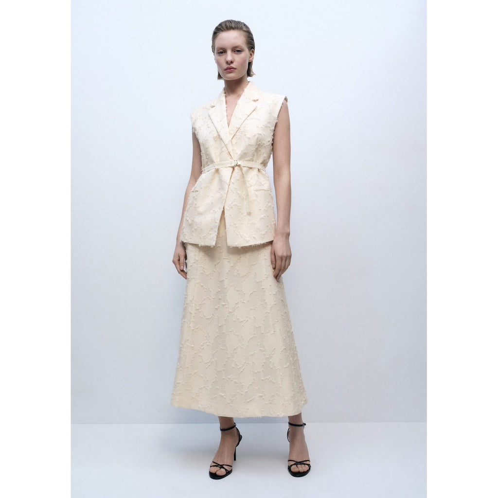 Manteau Floc - Off White