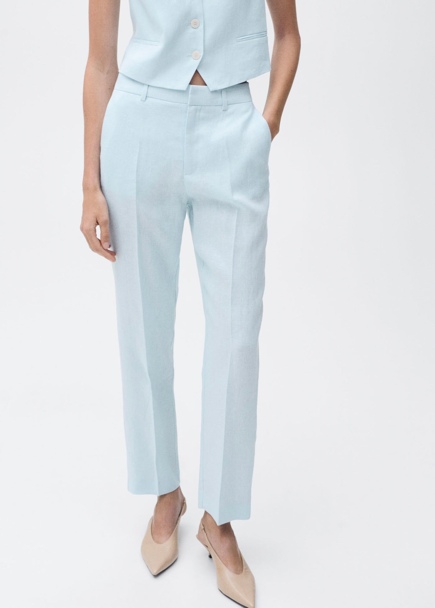 Pantalon De Costume Lin