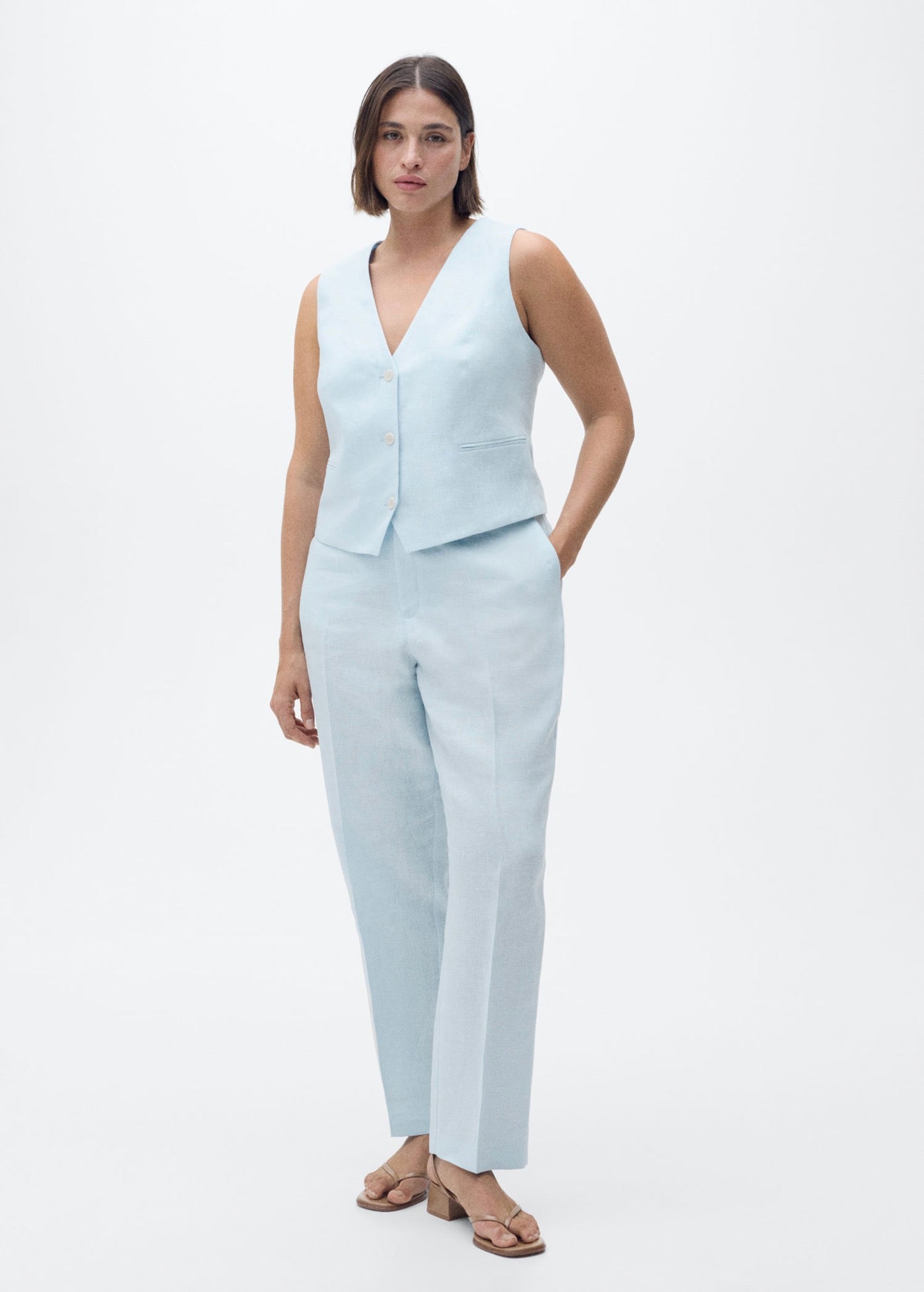Pantalon De Costume Lin