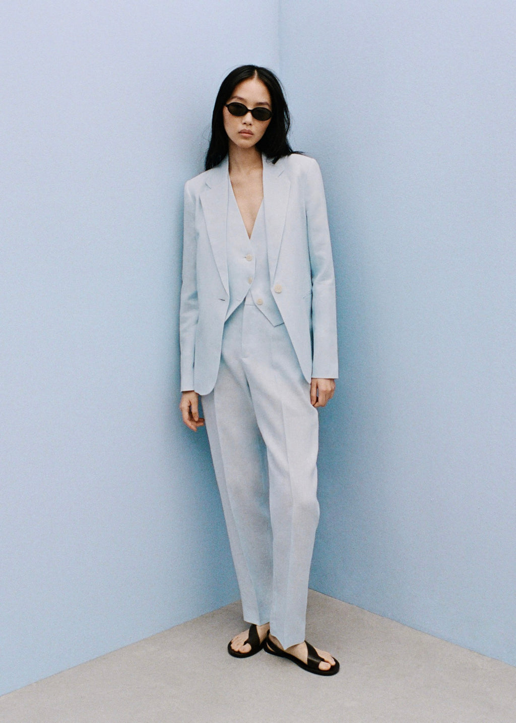 Pantalon De Costume Lin