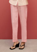 Pantalon De Costume Lin - Light Pink