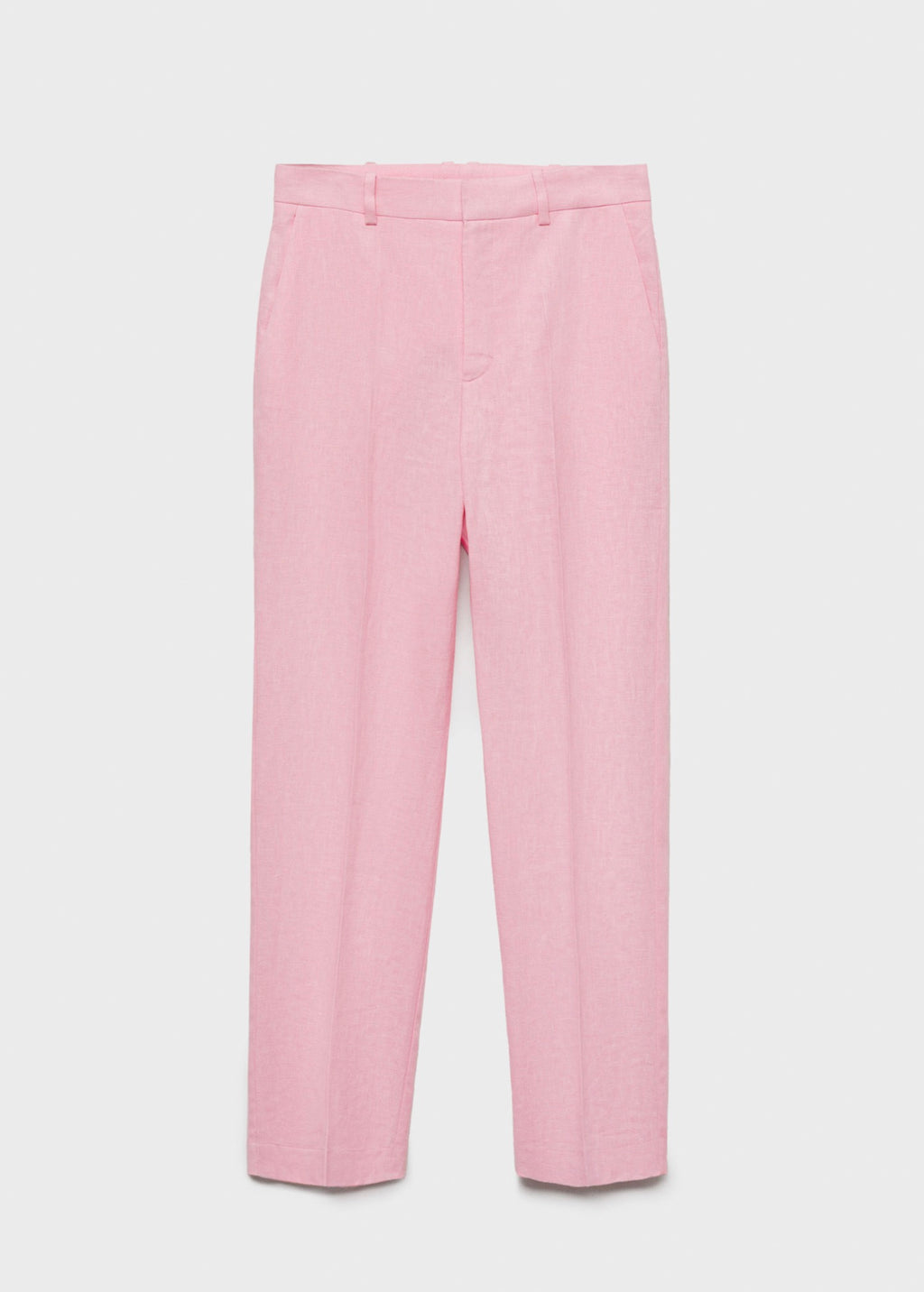 Pantalon De Costume Lin - Light Pink