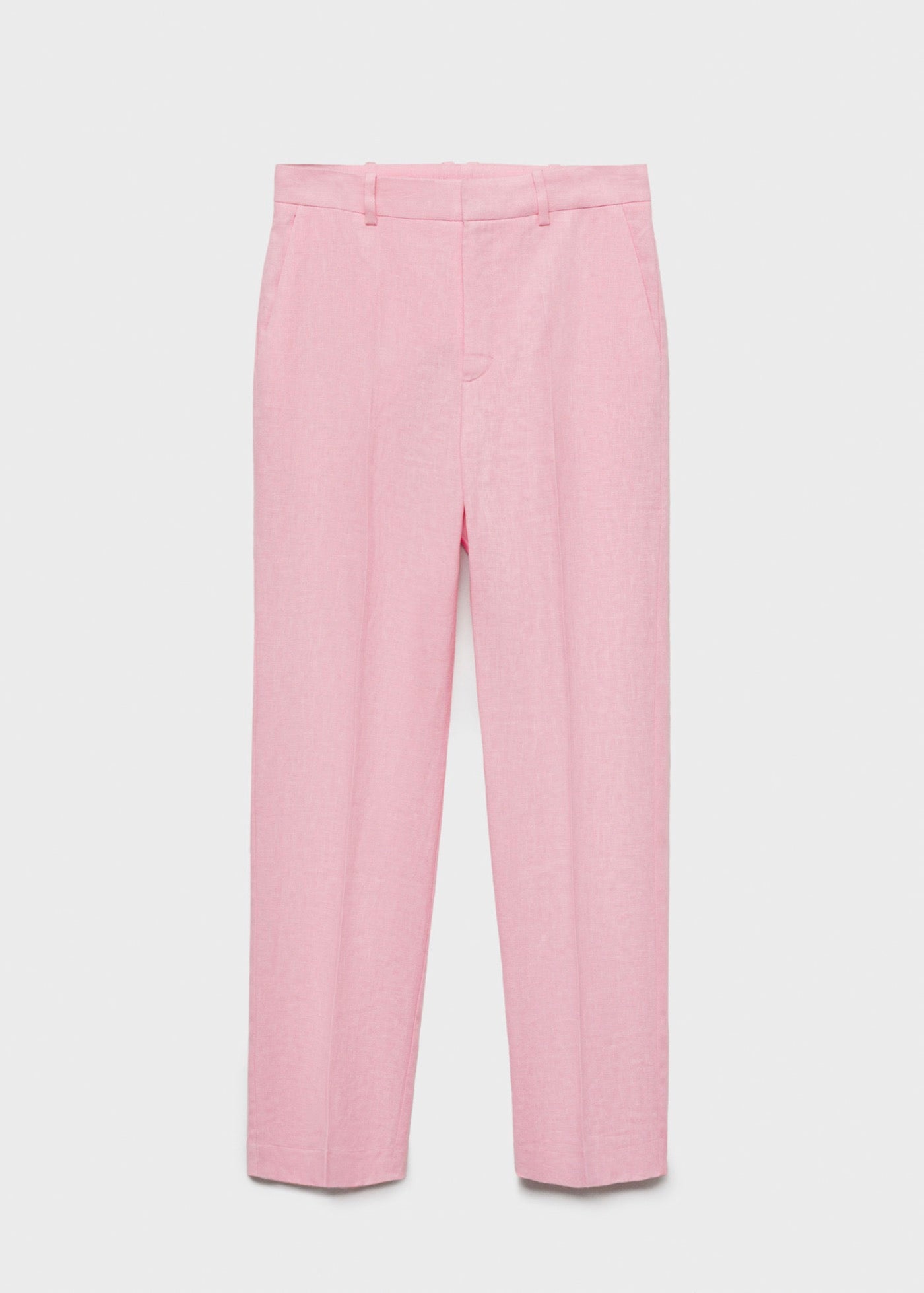 Pantalon De Costume Lin - Light Pink
