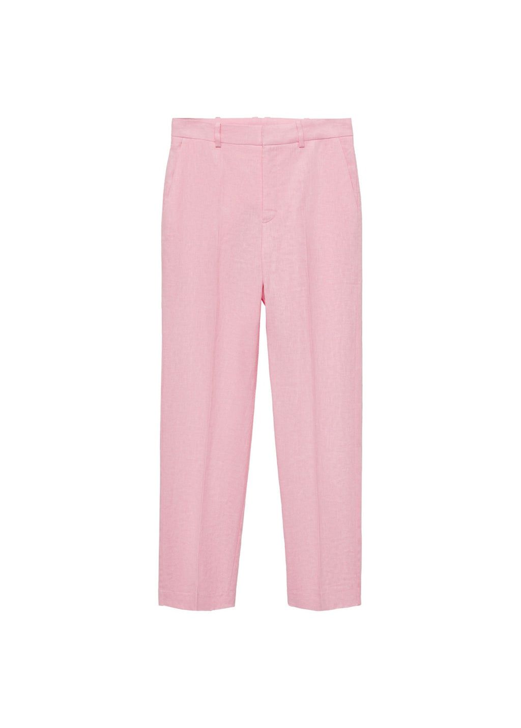 Pantalon De Costume Lin - Light Pink