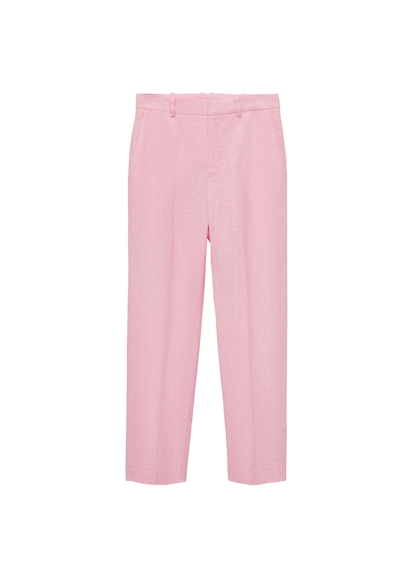 Pantalon De Costume Lin - Light Pink
