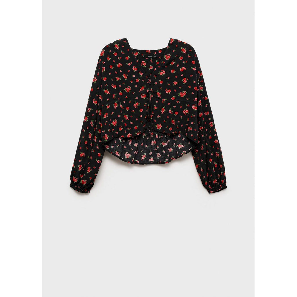 Blusa con gemas - Negro