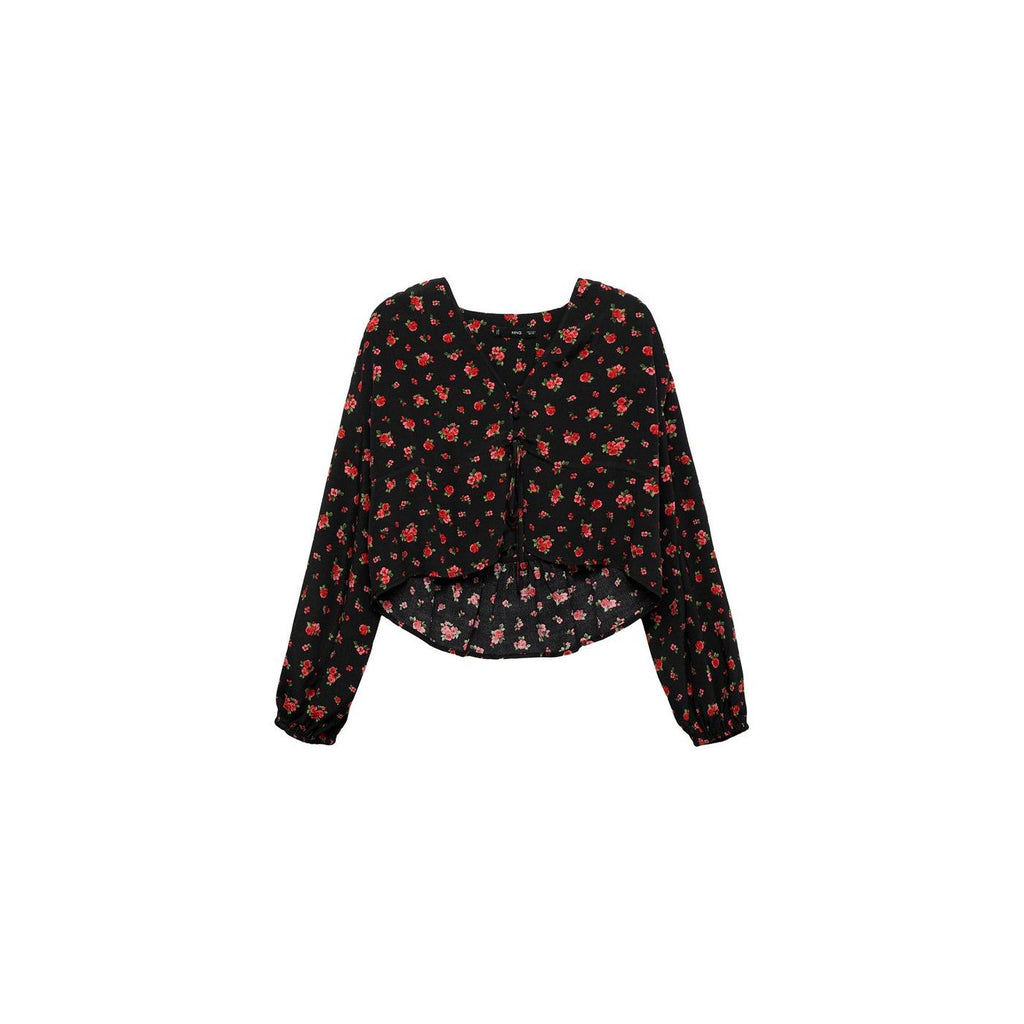 Blusa con gemas - Negro