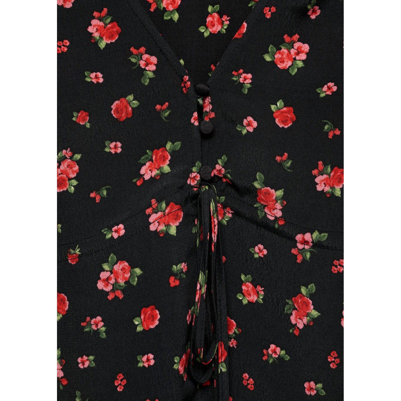 Blusa con gemas - Negro