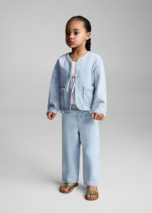 Jean Brodé - Azul Claro - Bébé Fille