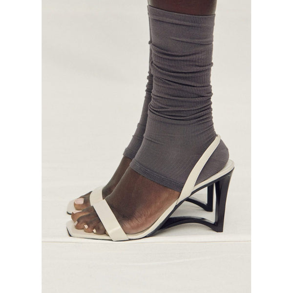 Sandales Cuir Talon Compensé