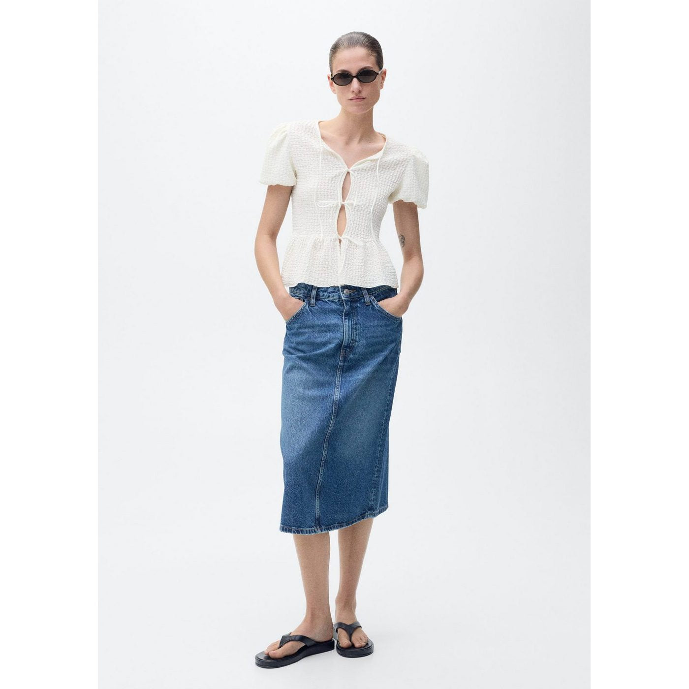 Blouse Benita - Brut