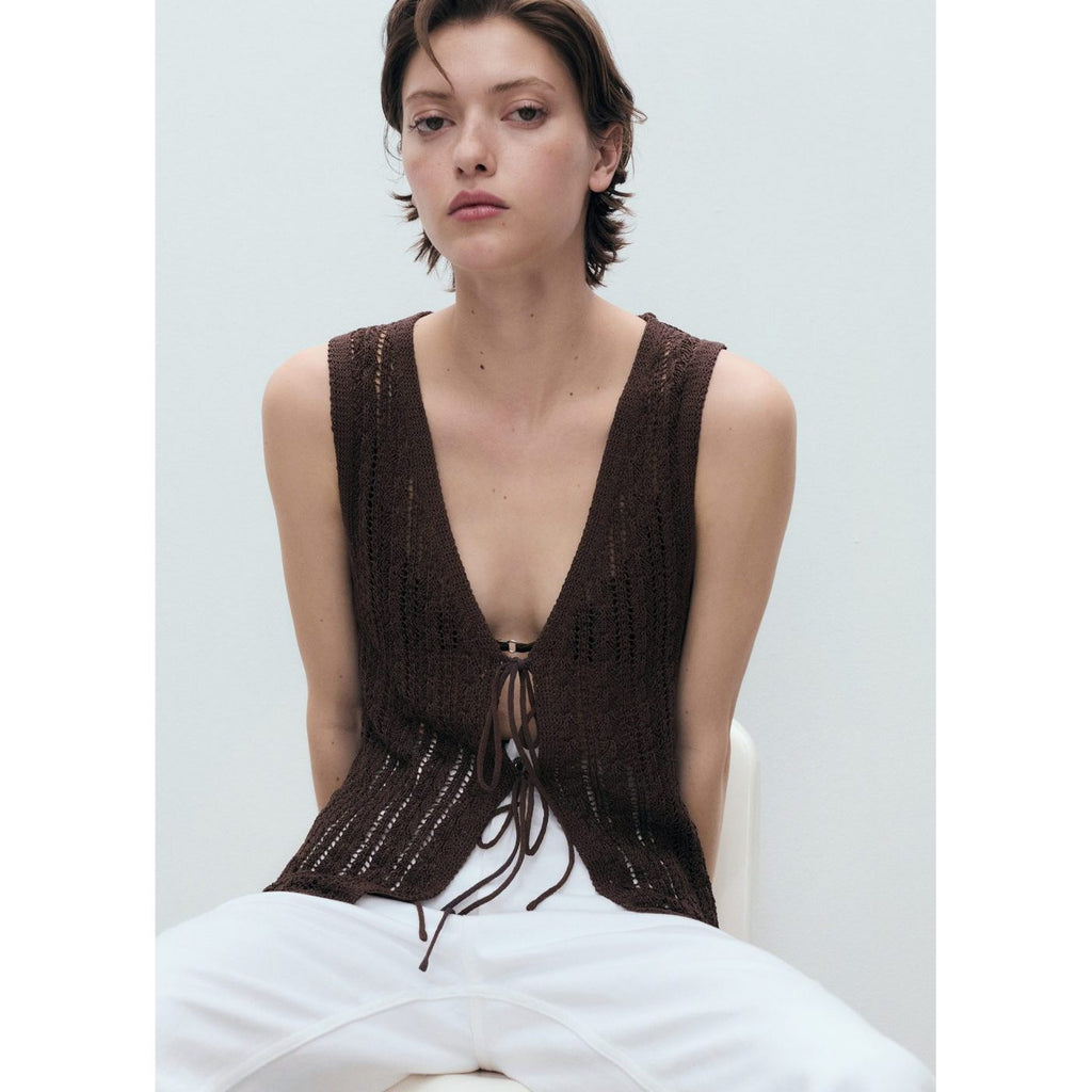 Gilet Magnolia - Chocolat