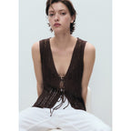 Gilet Magnolia - Chocolat
