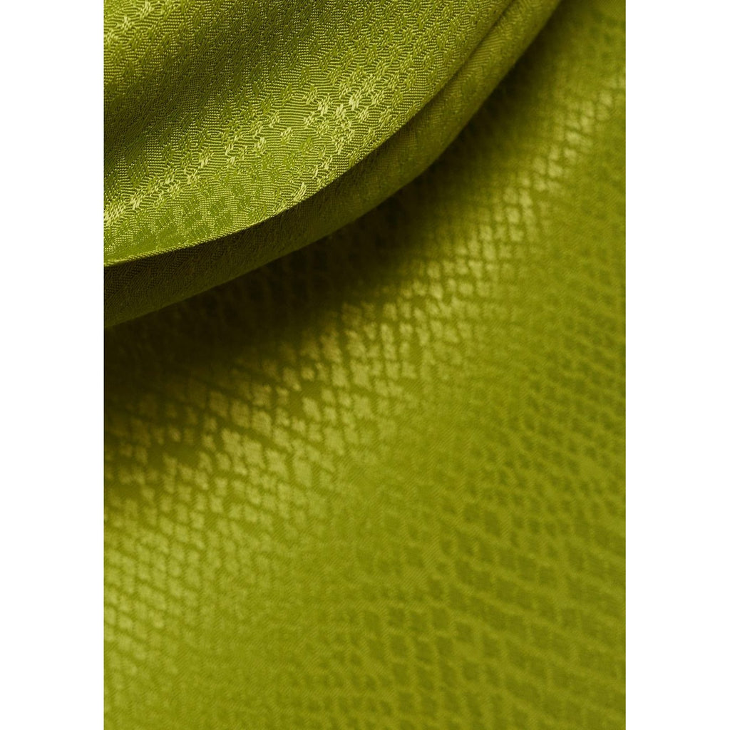 Robe Texturée Encolure Drapée