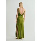 Robe Texturée Encolure Drapée