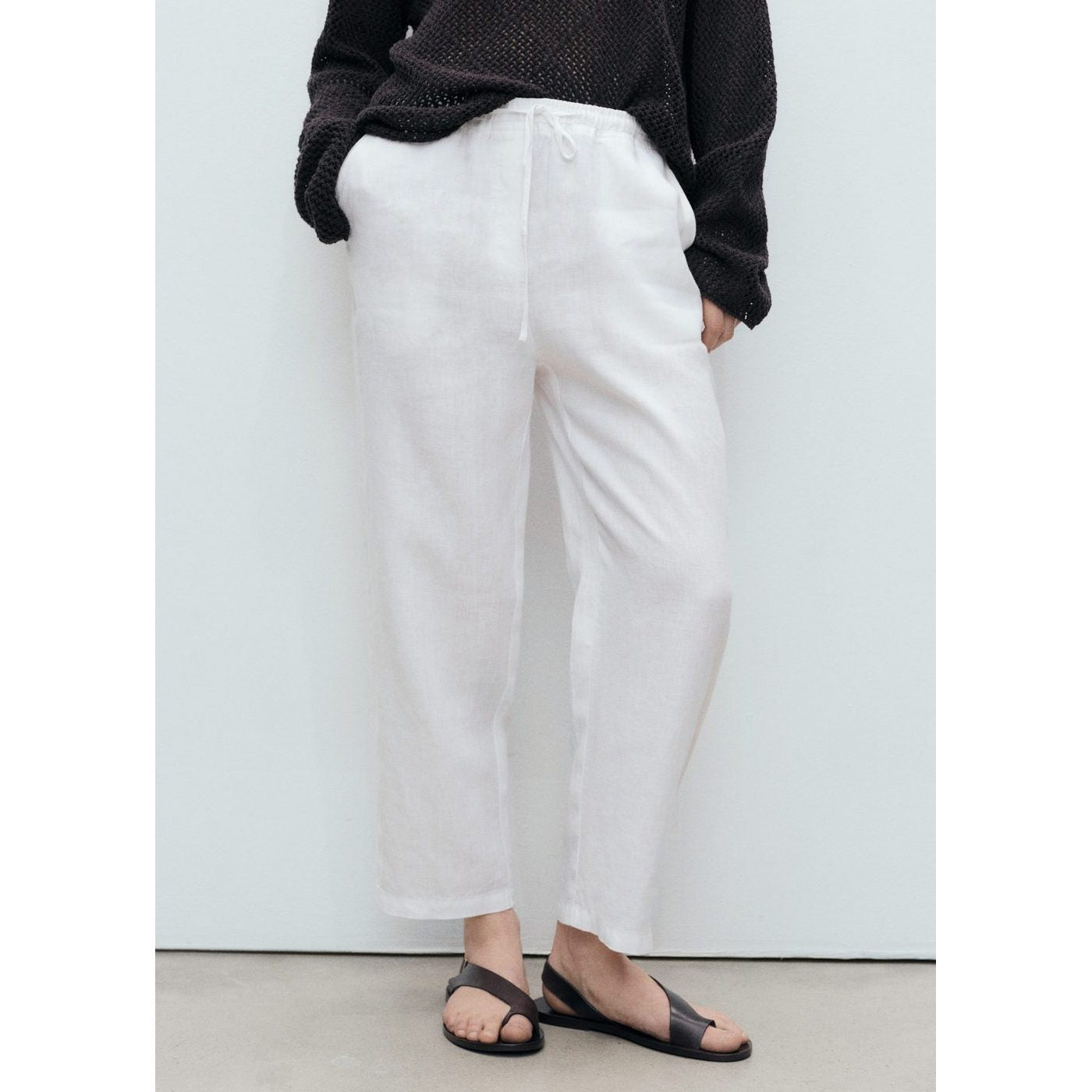 Pantalon Linen - Off White