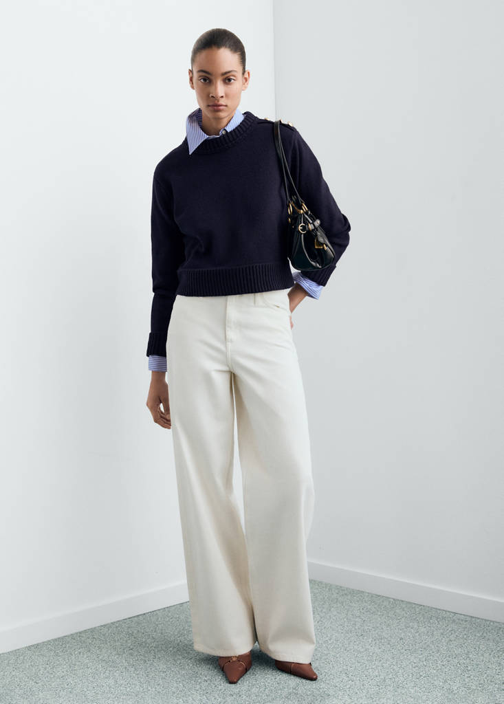 Pull-Over Maille Boutons Bijoux