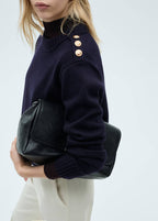 Pull-Over Maille Boutons Bijoux
