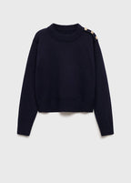 Pull-Over Maille Boutons Bijoux