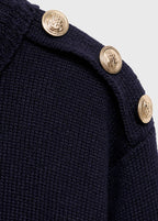 Pull-Over Maille Boutons Bijoux