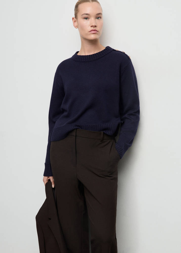 Pull-Over Maille Boutons Bijoux