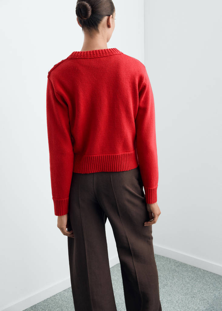 Pull-Over Maille Boutons Bijoux