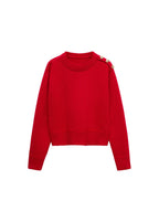 Pull-Over Maille Boutons Bijoux