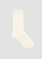Chaussettes Laine Mélangée Maille Côtelée