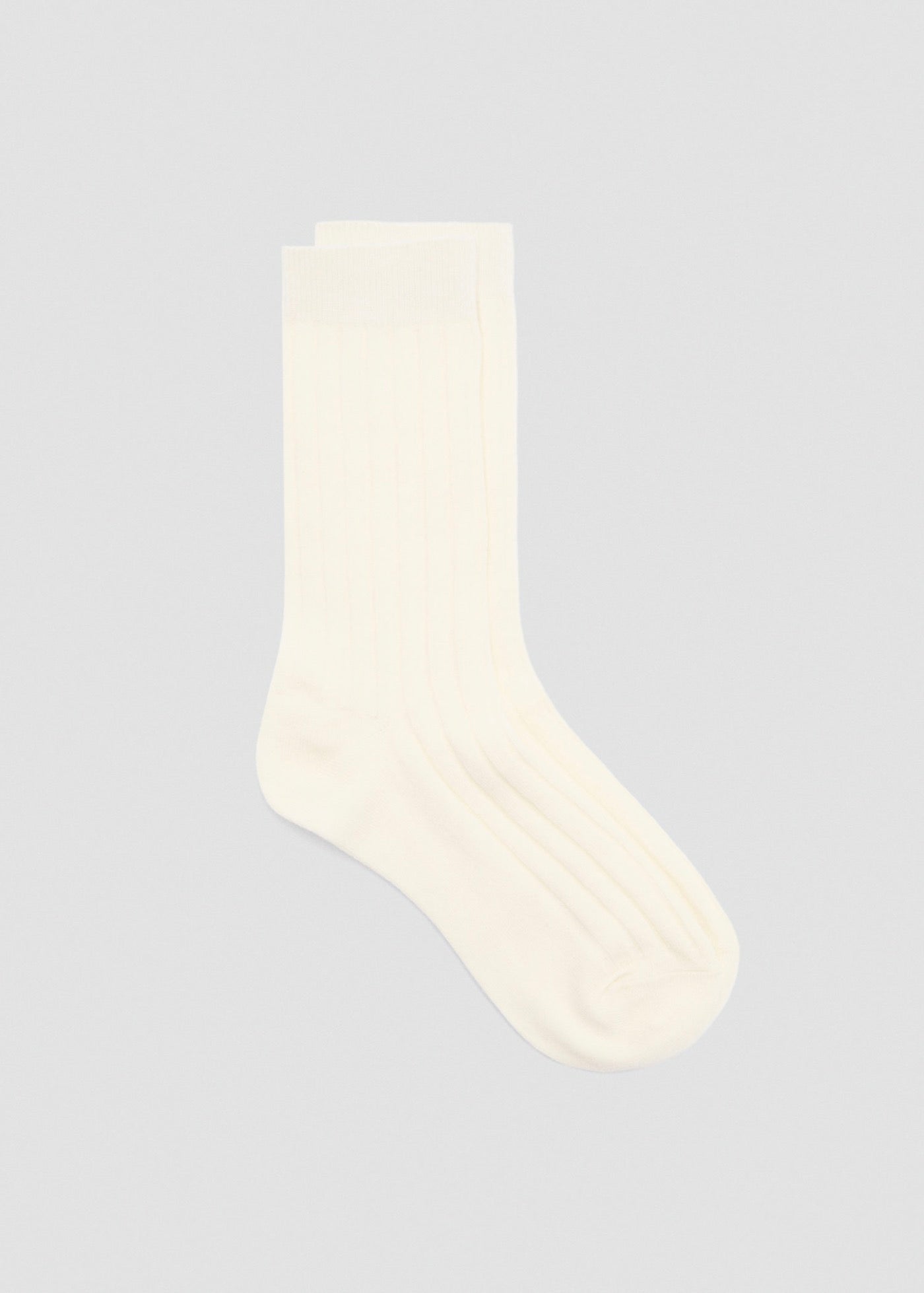 Chaussettes Laine Mélangée Maille Côtelée