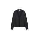 Cardigan Maille Col V - Dark Heather Grey