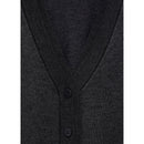 Cardigan Maille Col V - Dark Heather Grey