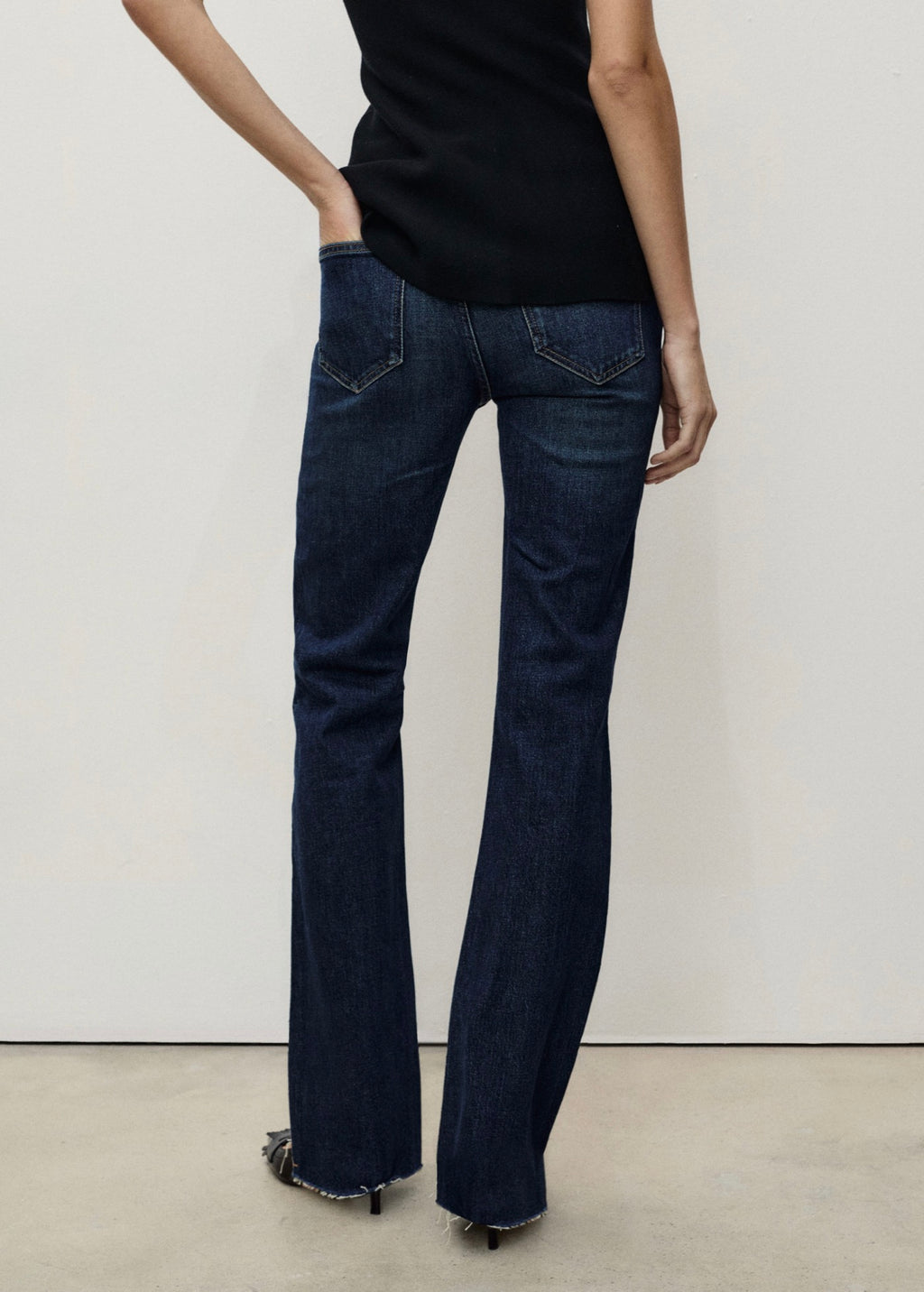 Fiona Flare Jeans, Regular Fit - Dark Blue