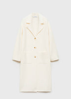 Manteau Maille Poches